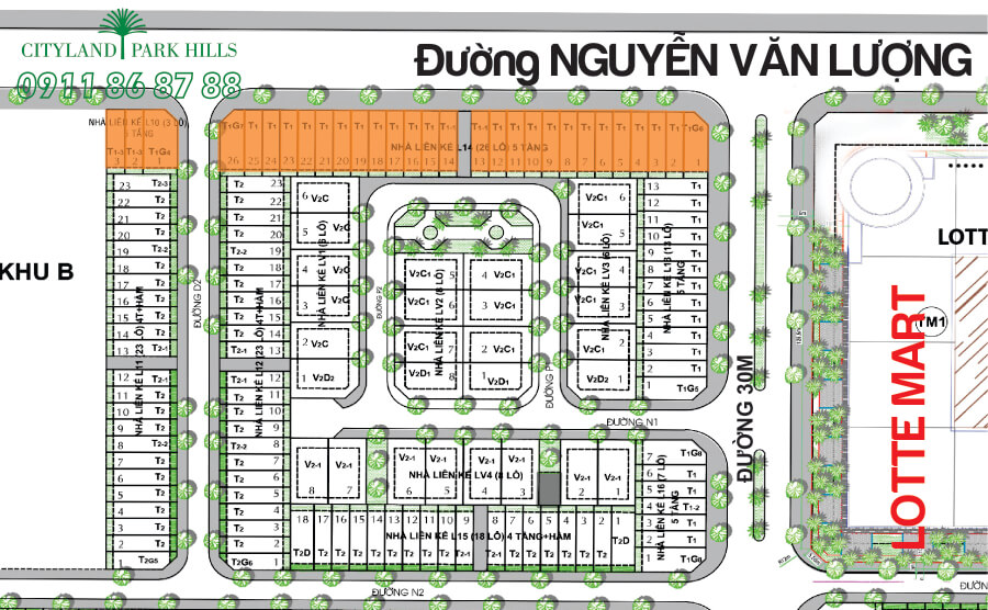 Cityland Park Hills Mặt tiền Nguyễn Văn Lượng